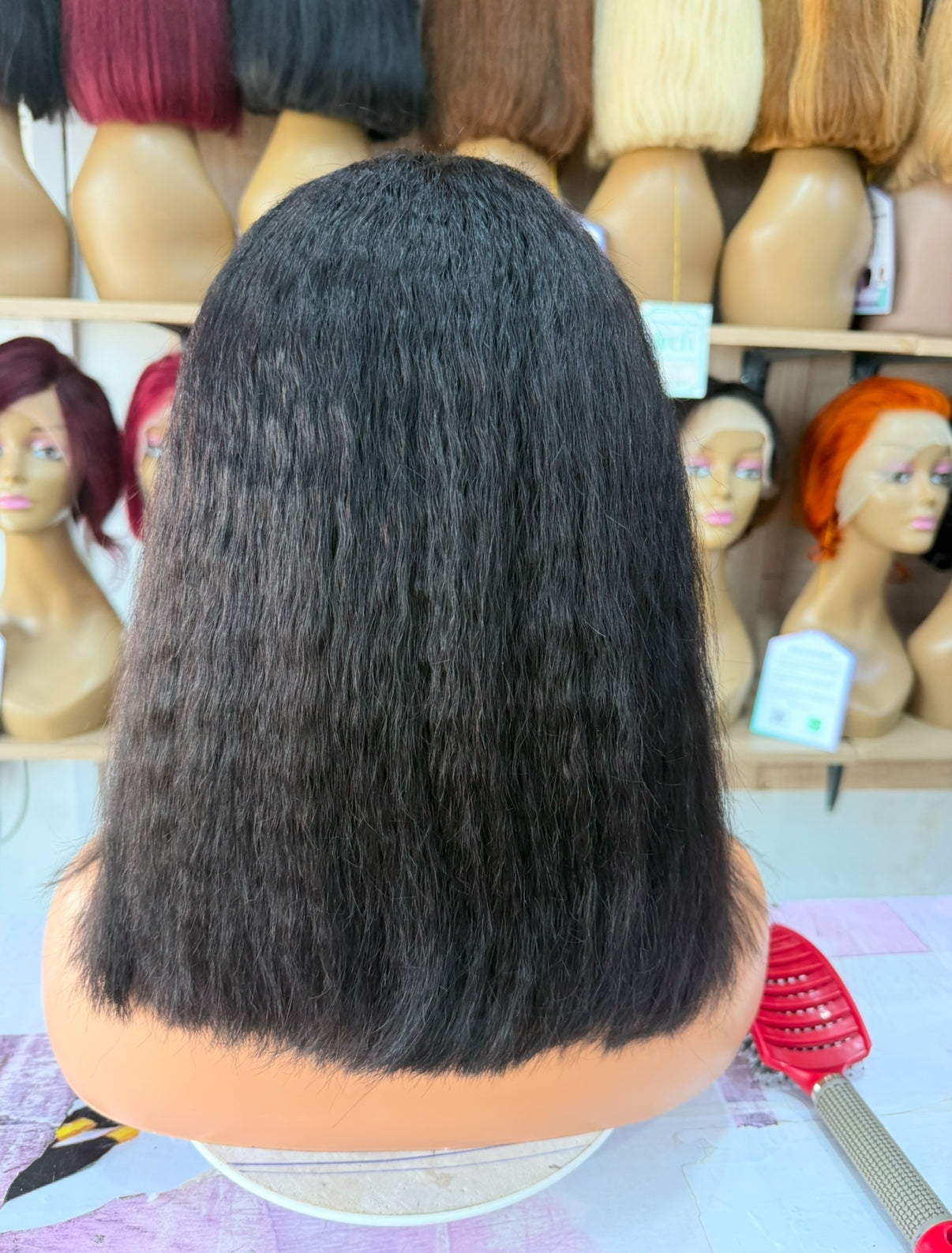 12A bob Indian Virgin hair bob wig kks wave