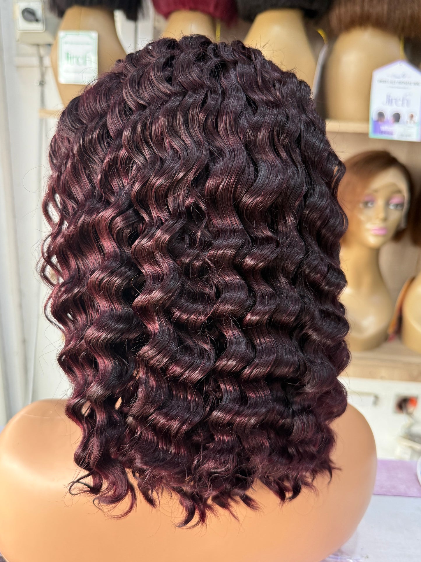 12A lace frontal Indian virgin hair peruque bob deep