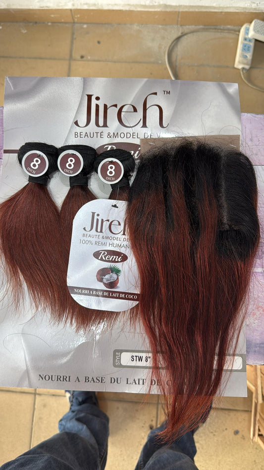 Coconut 3pcs+frontal tail 8-2ton