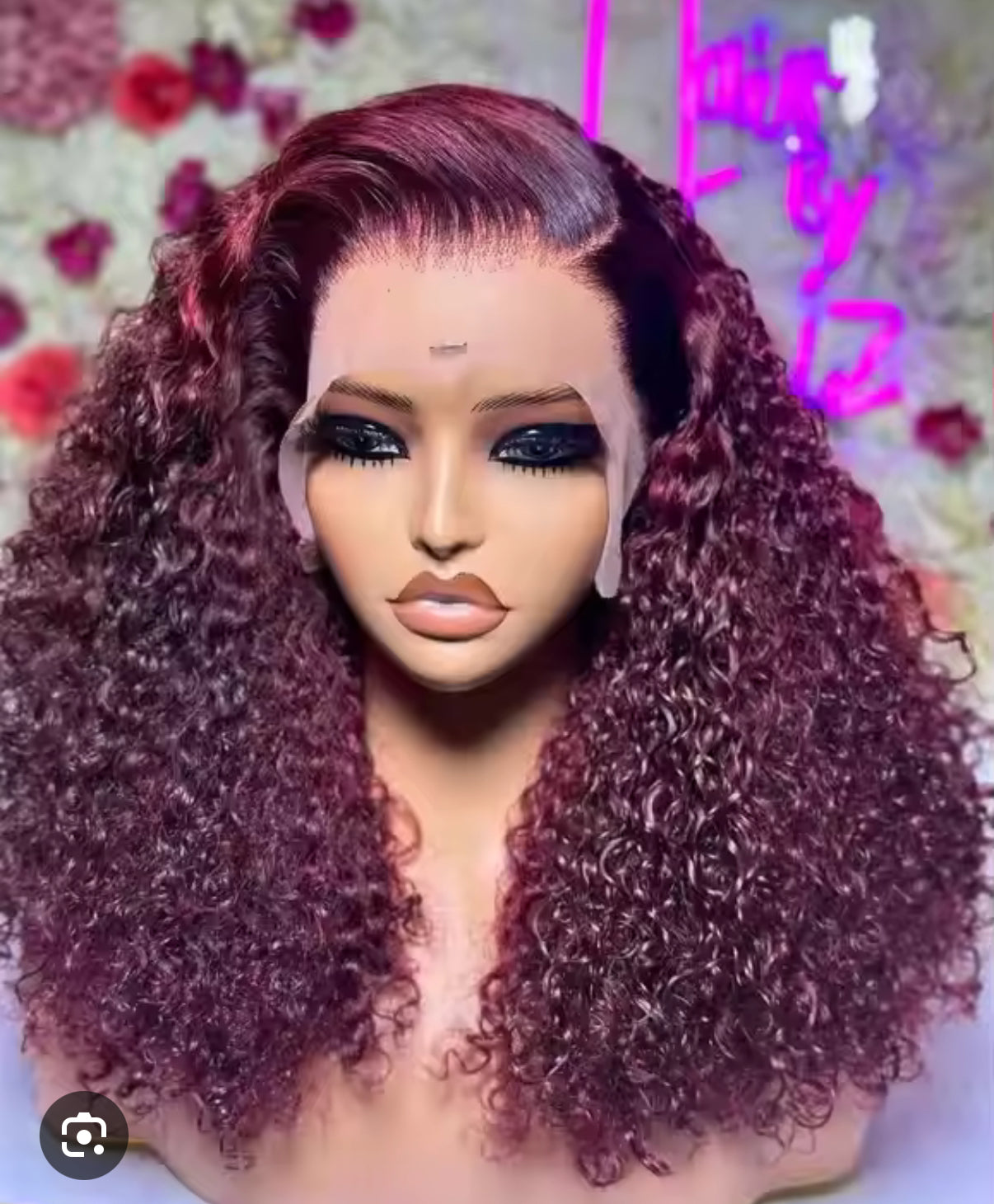 12A Indian hair lace frontal wig 13*4 Pixcy curl