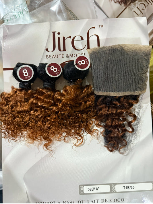 Coconut 3pcs+frontal deep 8 2ton