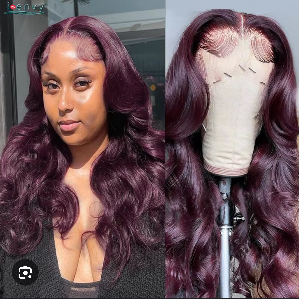 10A indian hair lace frontal wig 13*4 bouncy curl 20