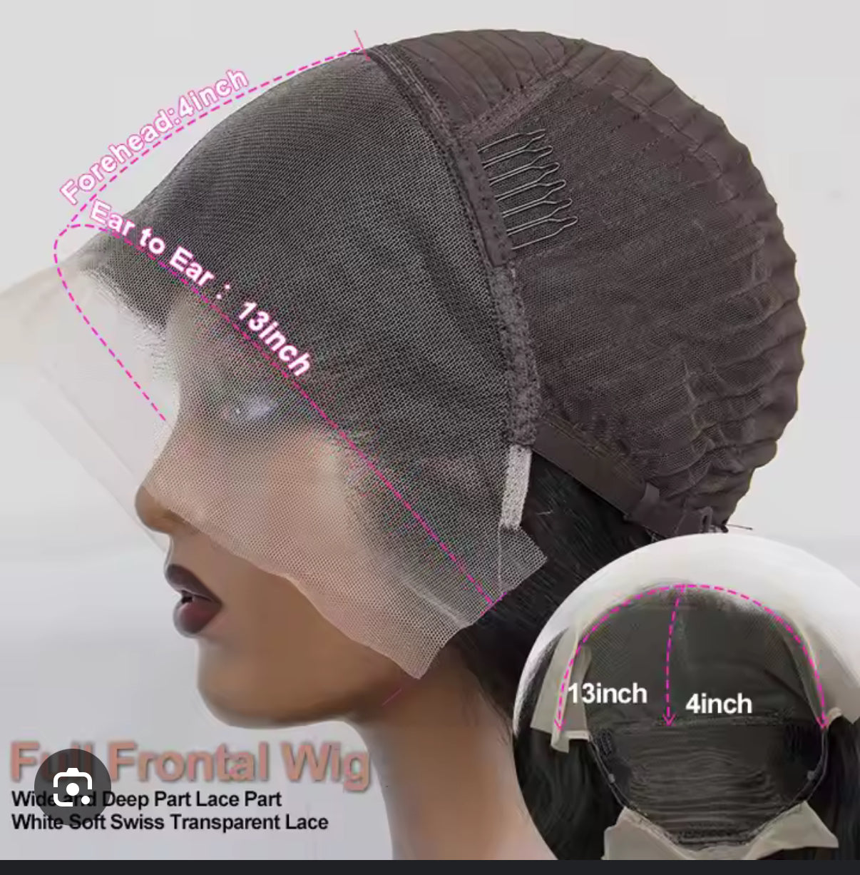 10A Peruvian hair lace frontal 13*4 wig stw dye/blanch/perm