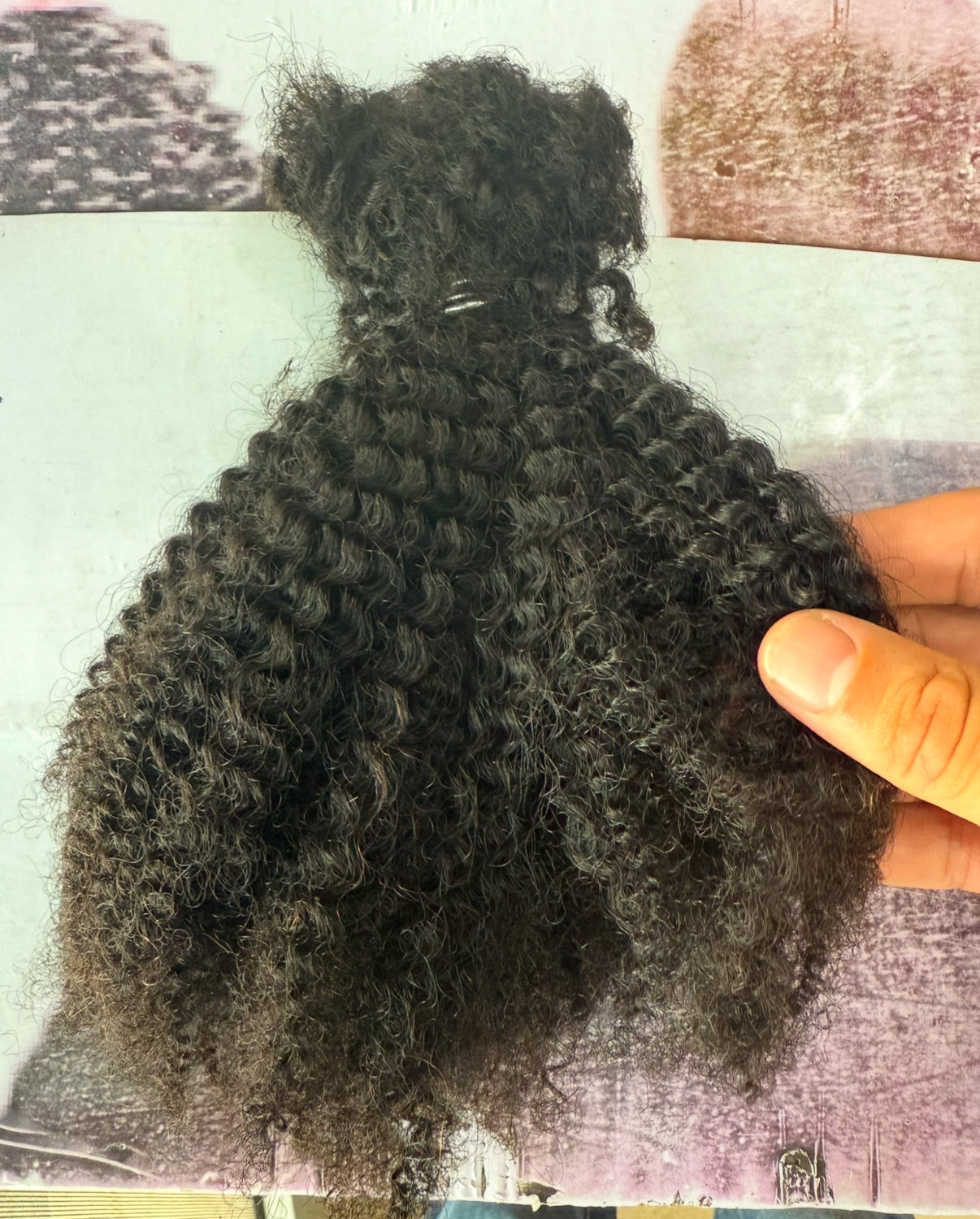 10a Afro kinky dread locks hair Indian virgin hair