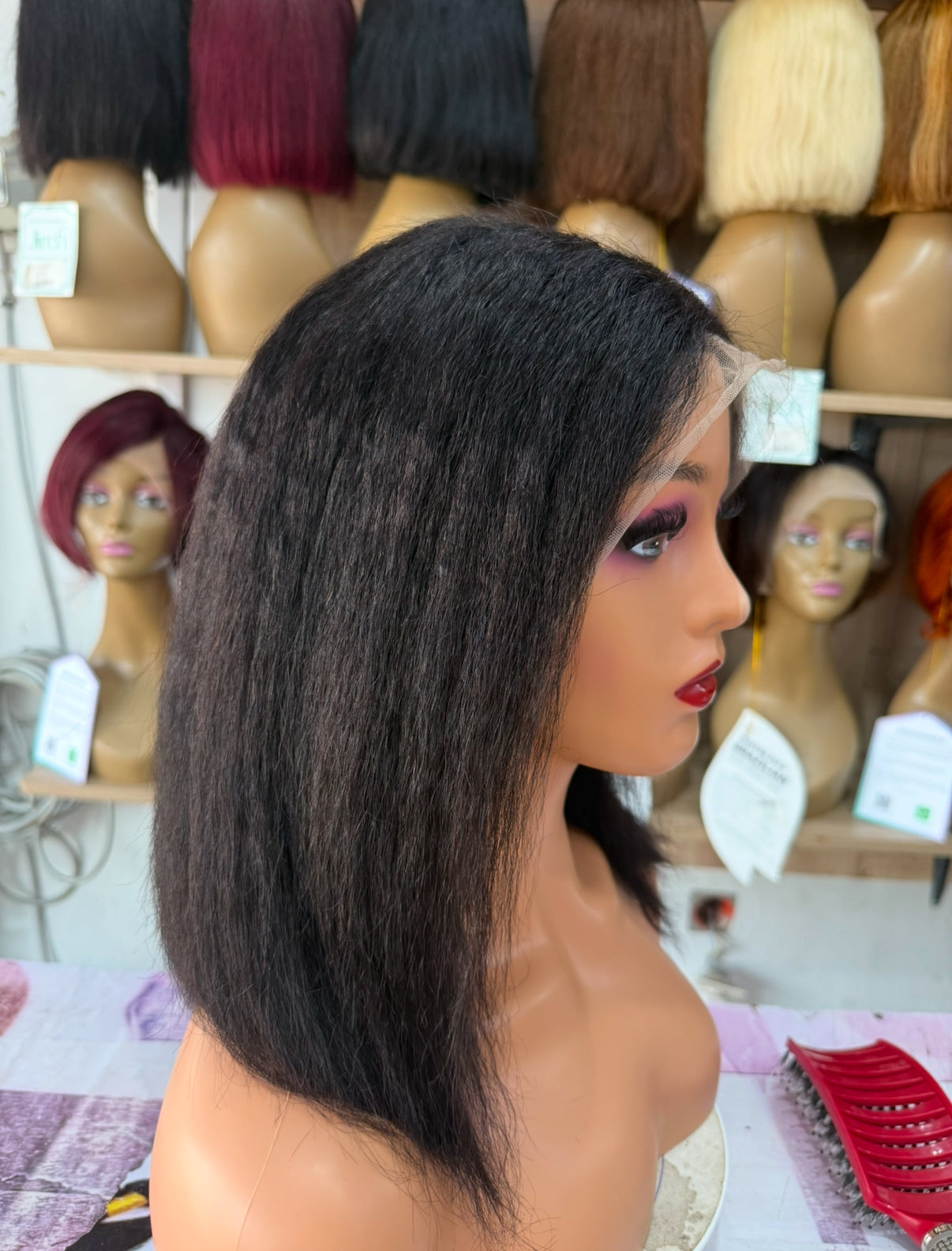 12A bob Indian Virgin hair bob wig kks wave