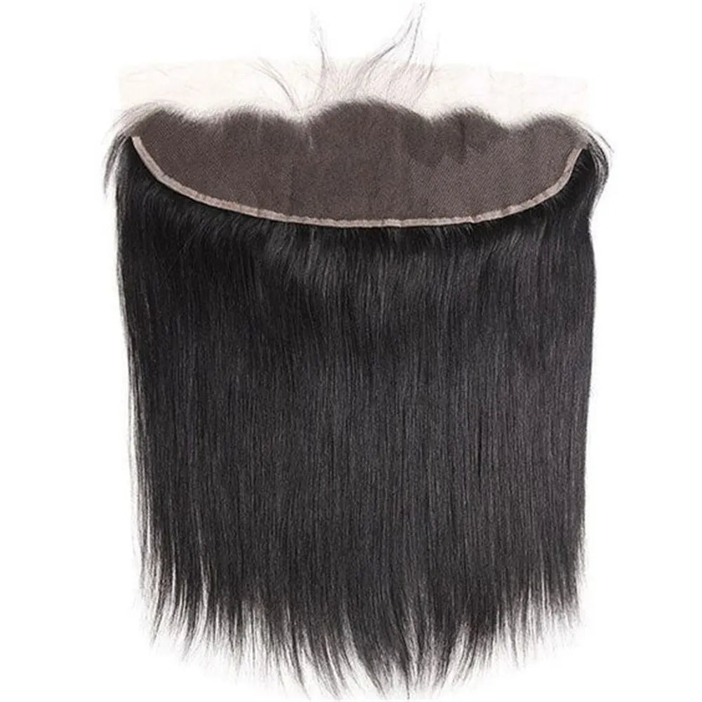 12A Straight Human Hair Lace Frontal Ear-to-Ear 13*4