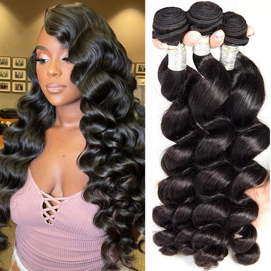 12A Indian virgin hair 100g bundle lose wave