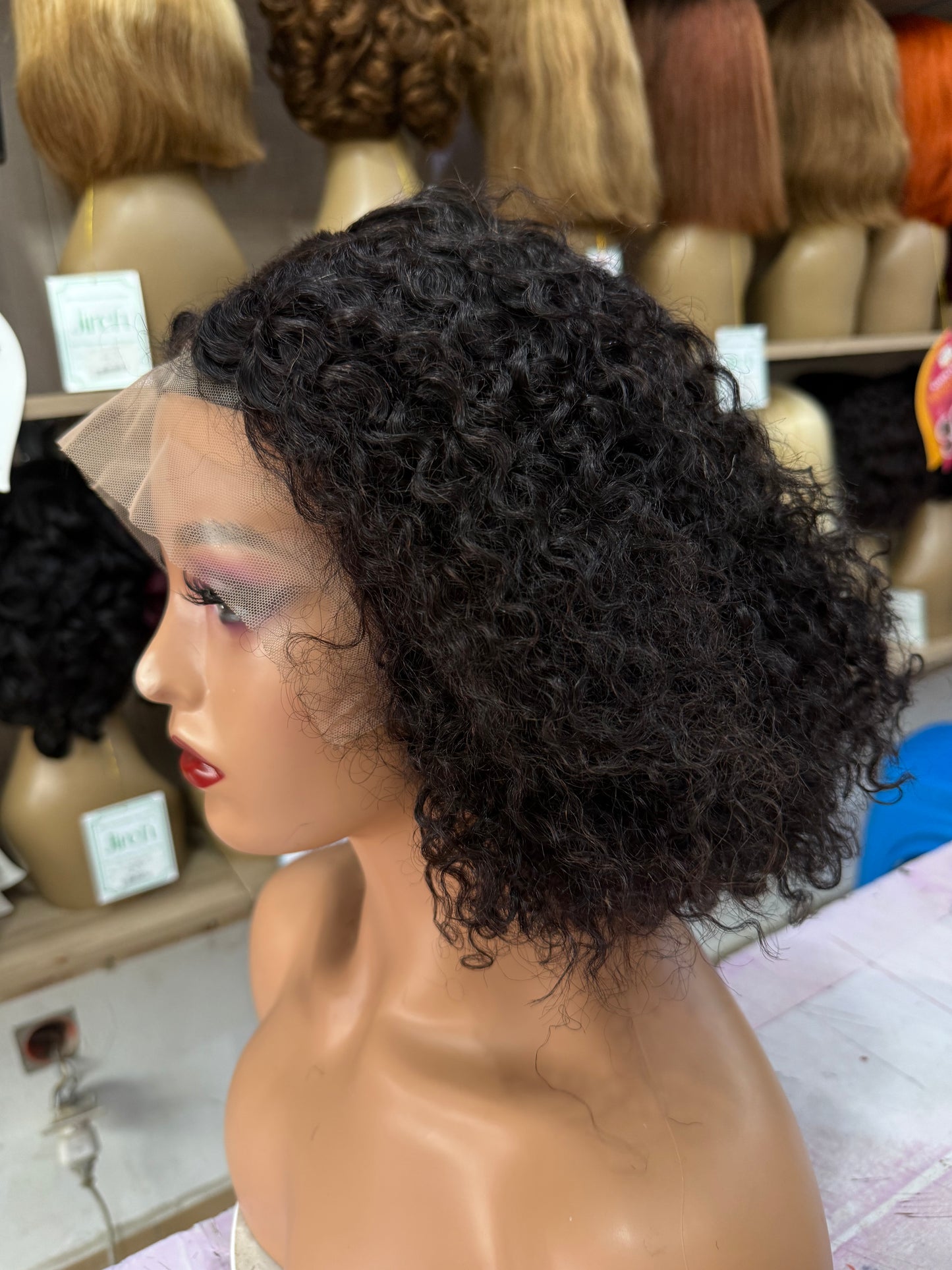 10A 13*4 lace frontal bob jerry wave