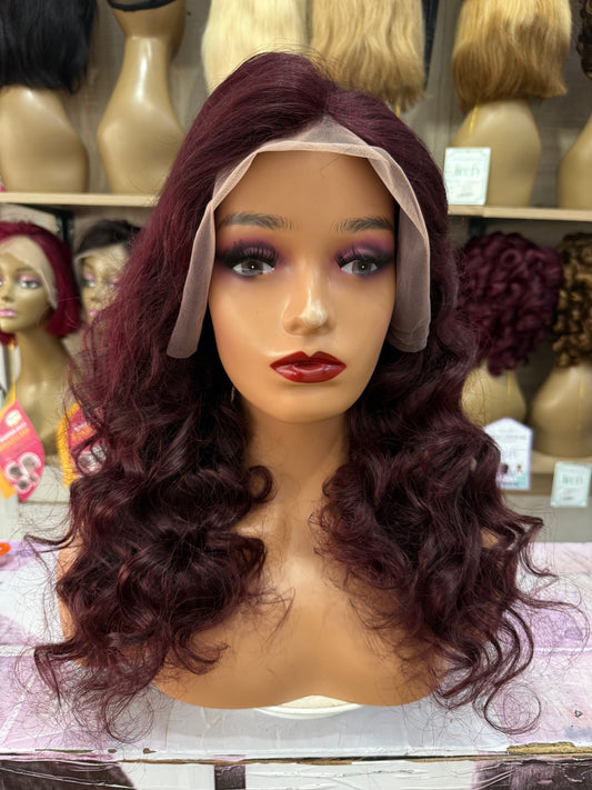 10A 13*4 Indian hair bob bouncy hair wig